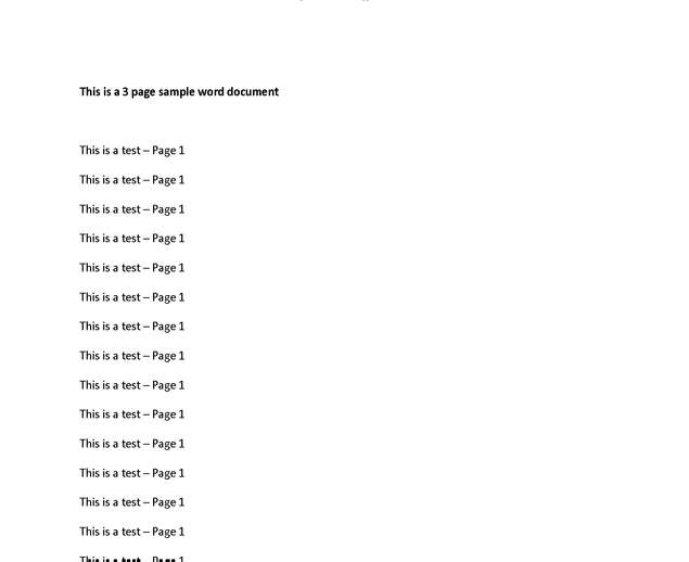 Fax page