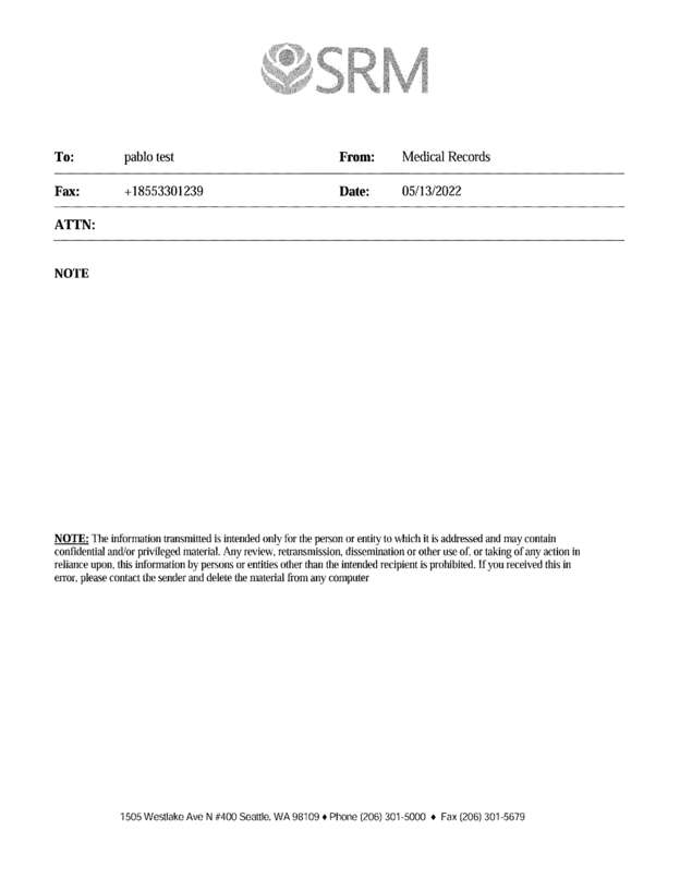 fax page