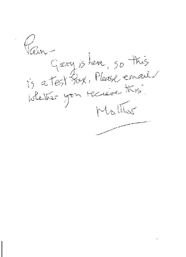 Fax page