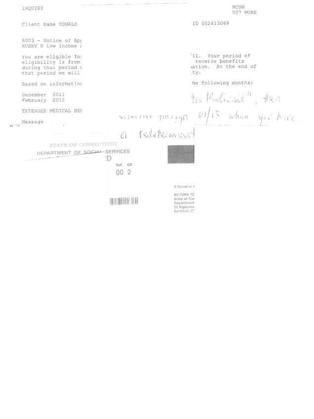 Fax page