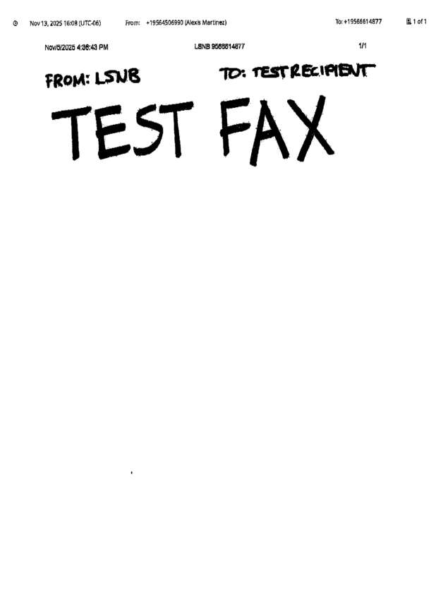 fax page