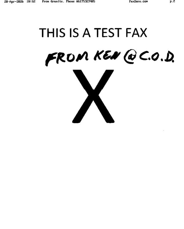 fax page