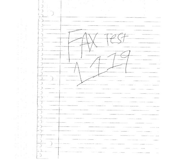 Fax page