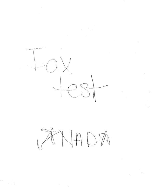 Fax page