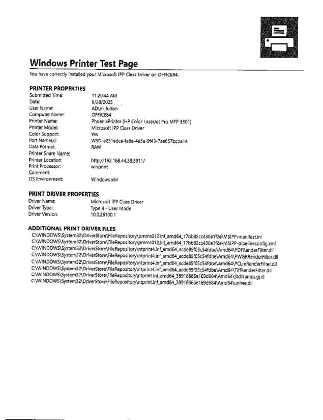 fax page