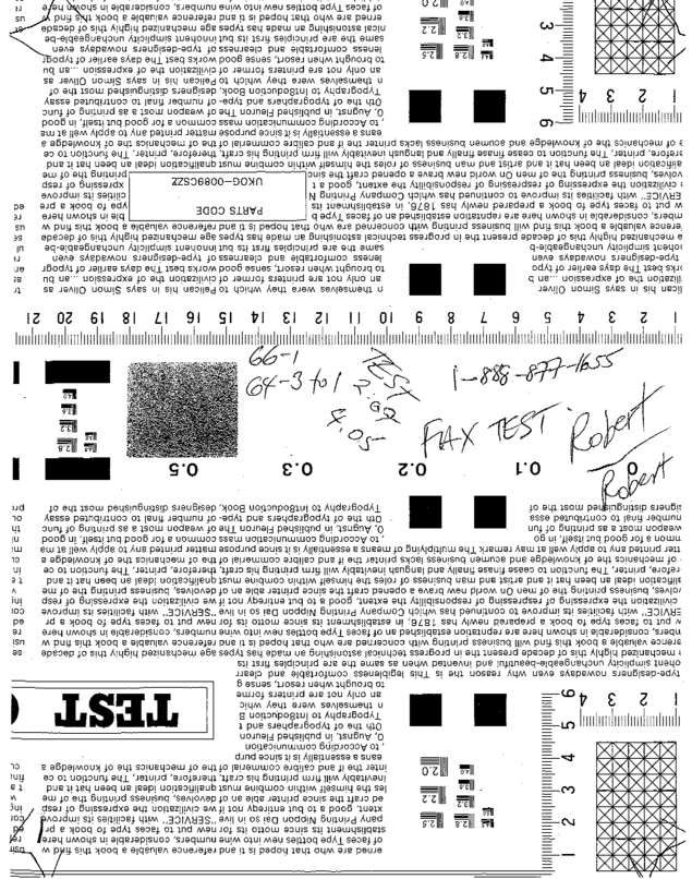 Fax page