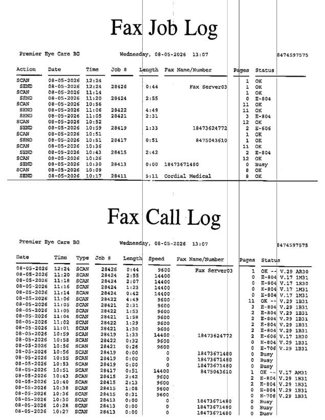 fax page