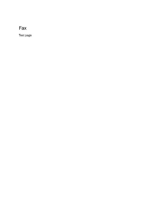 fax page