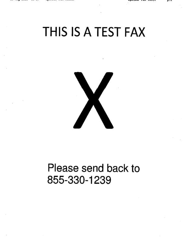 fax page