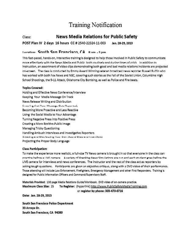 Fax page