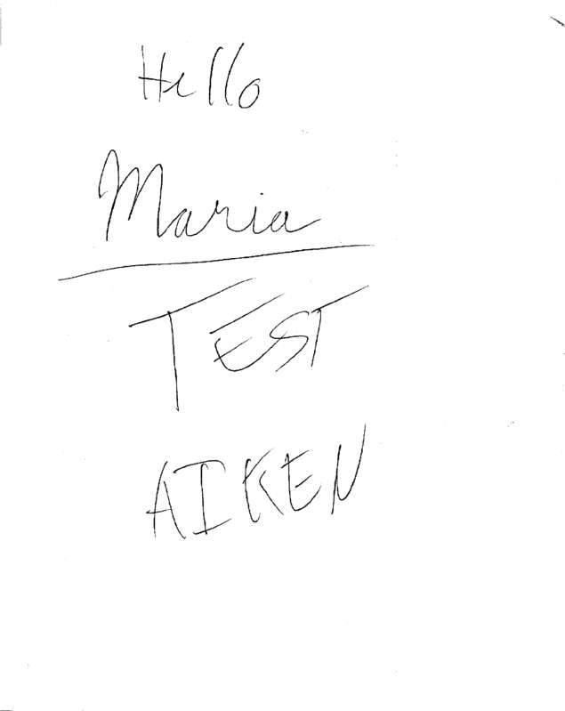 Fax page