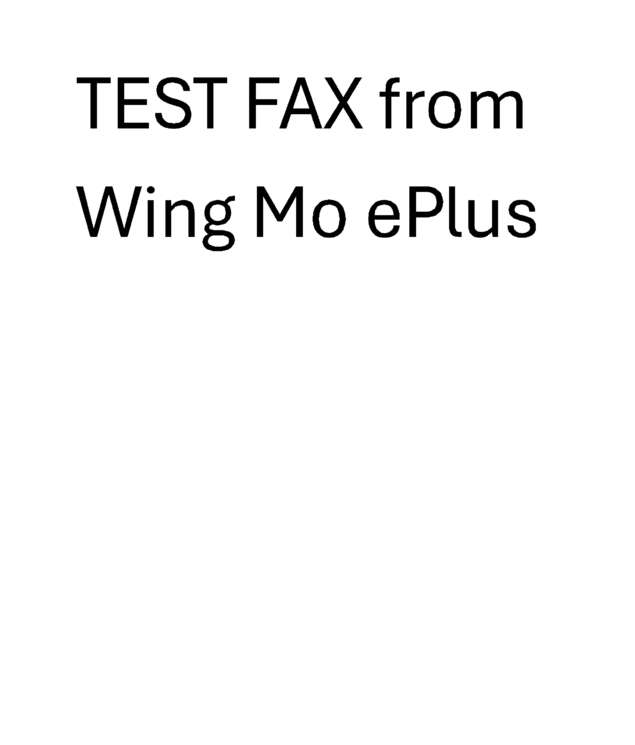 fax page