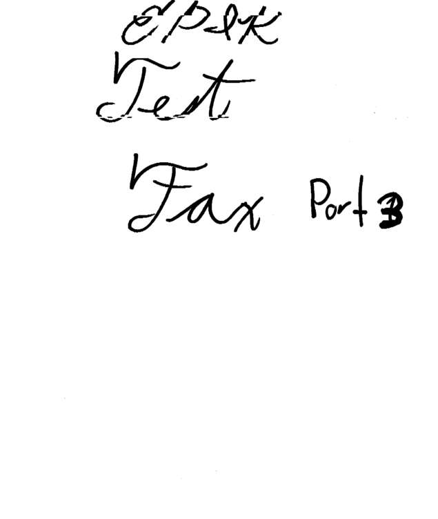 Fax page