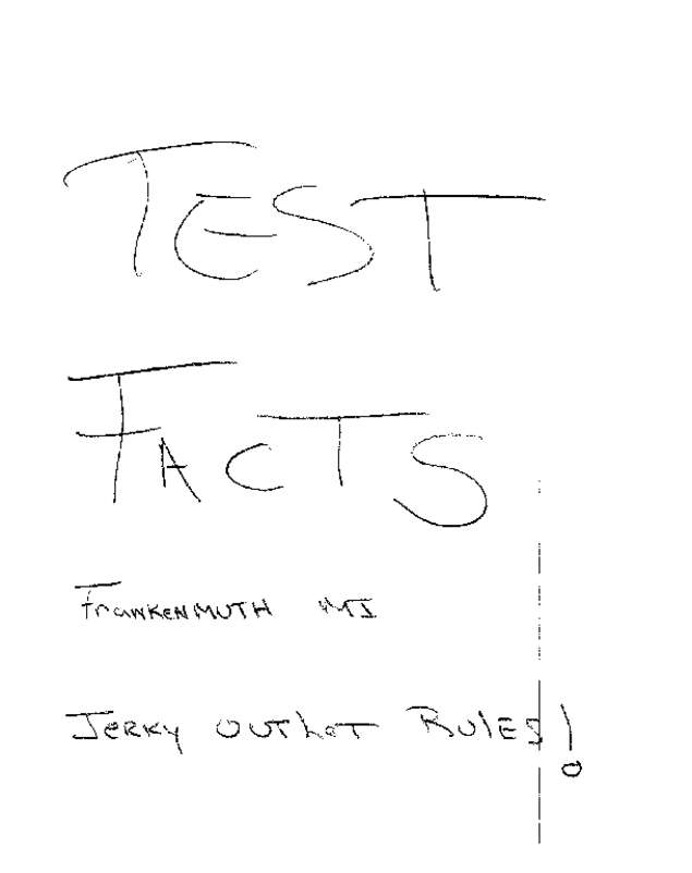 Fax page