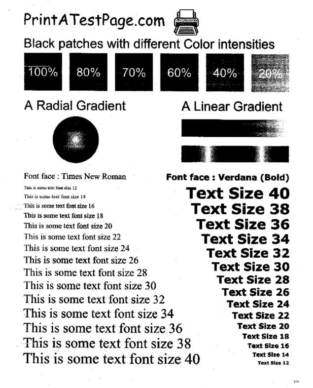 Fax page