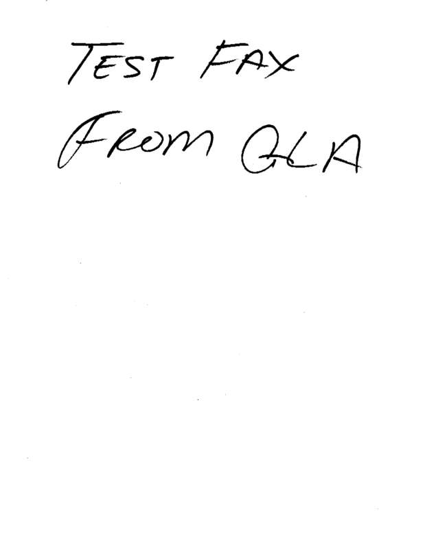 fax page