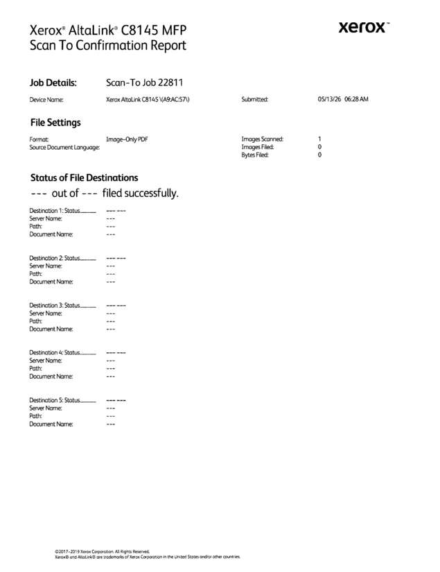 Fax page
