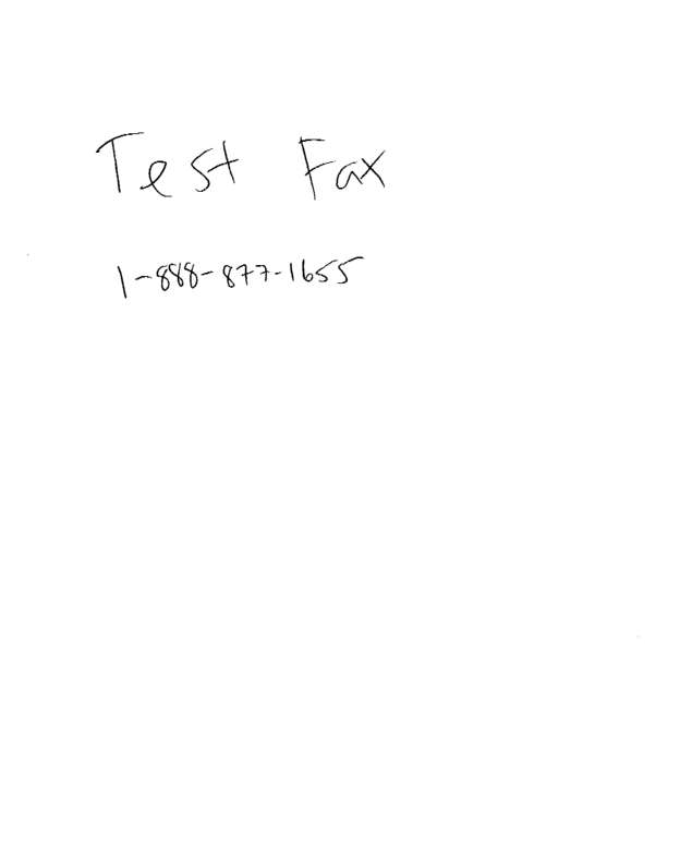 Fax page