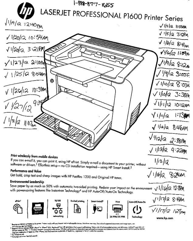 Fax page