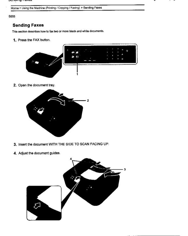 Fax page