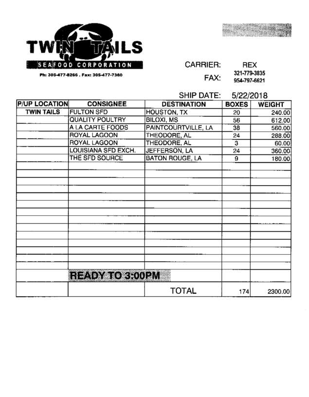 Fax page