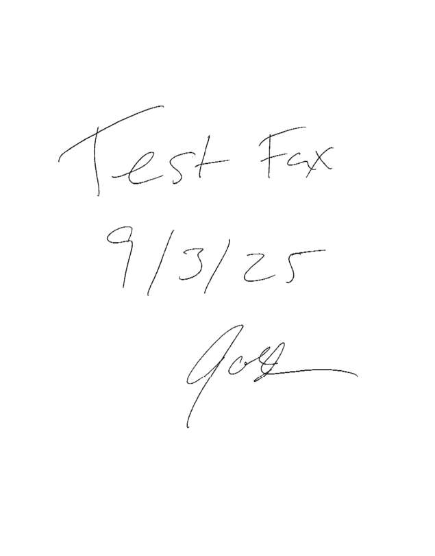 fax page