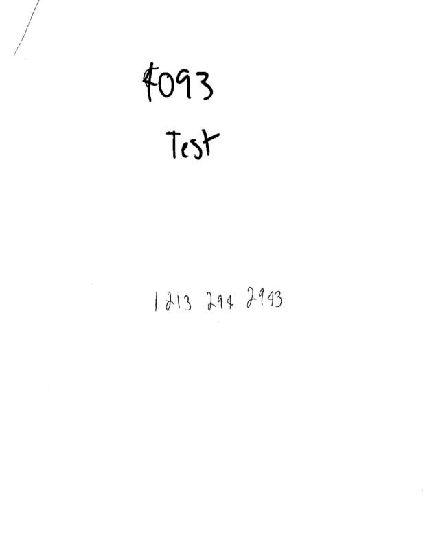 Fax page