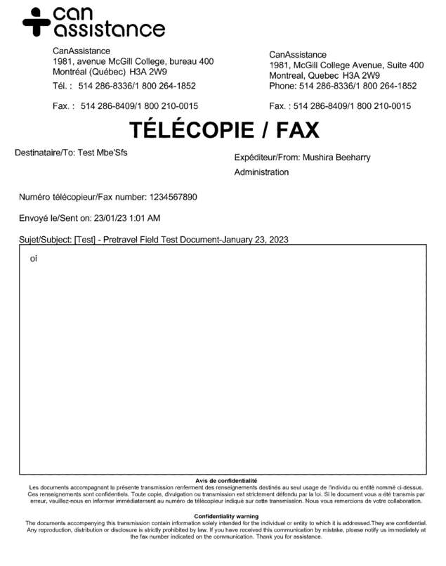 fax page