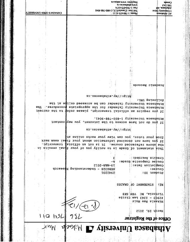 Fax page