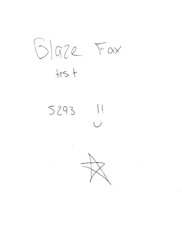 fax page