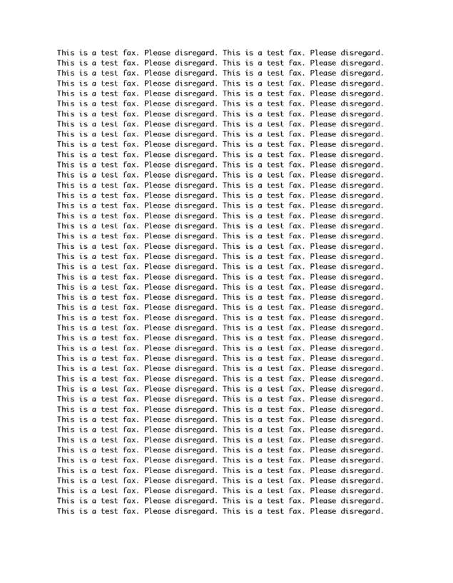 Fax page