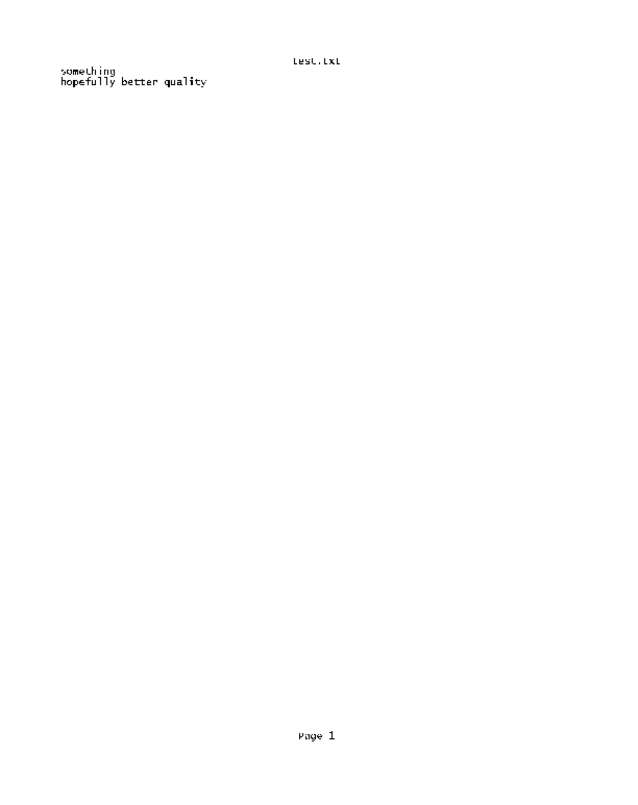 Fax page