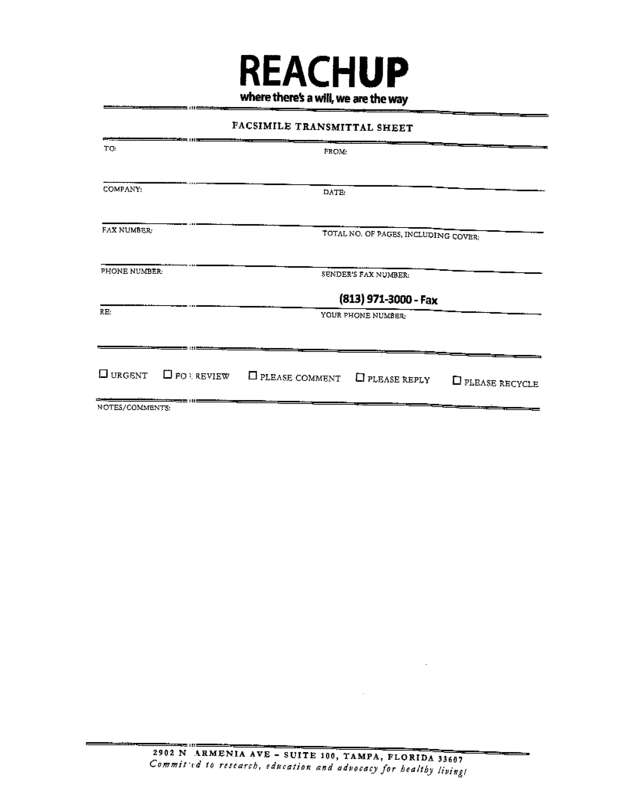 Fax page
