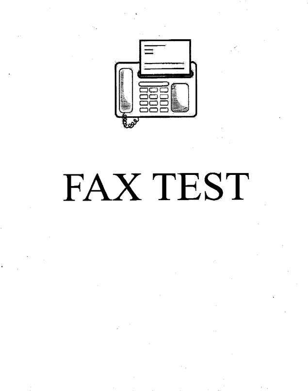 Fax page