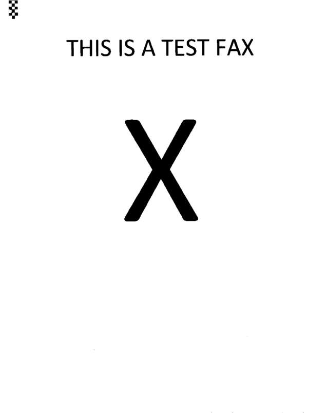 Fax page