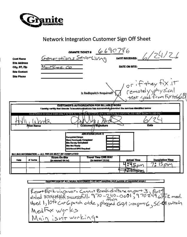 fax page