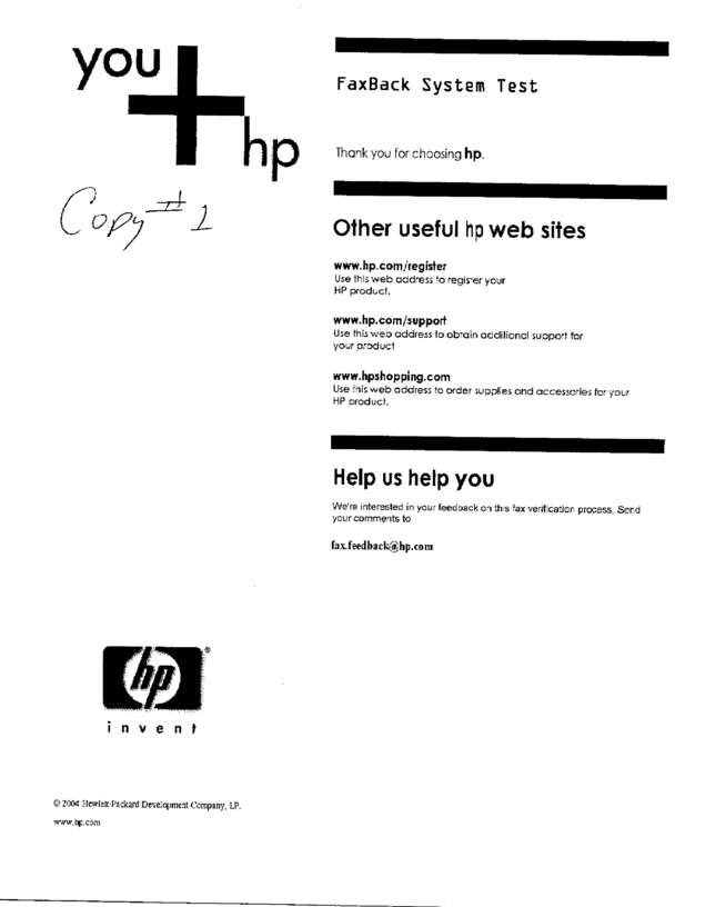 fax page