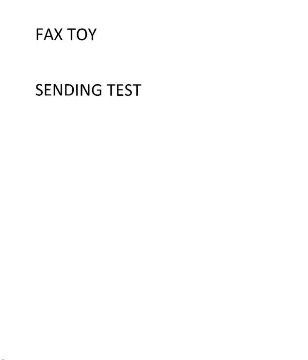 Fax page