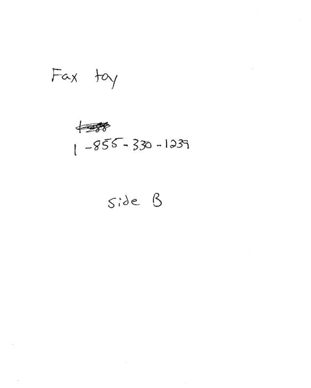 fax page