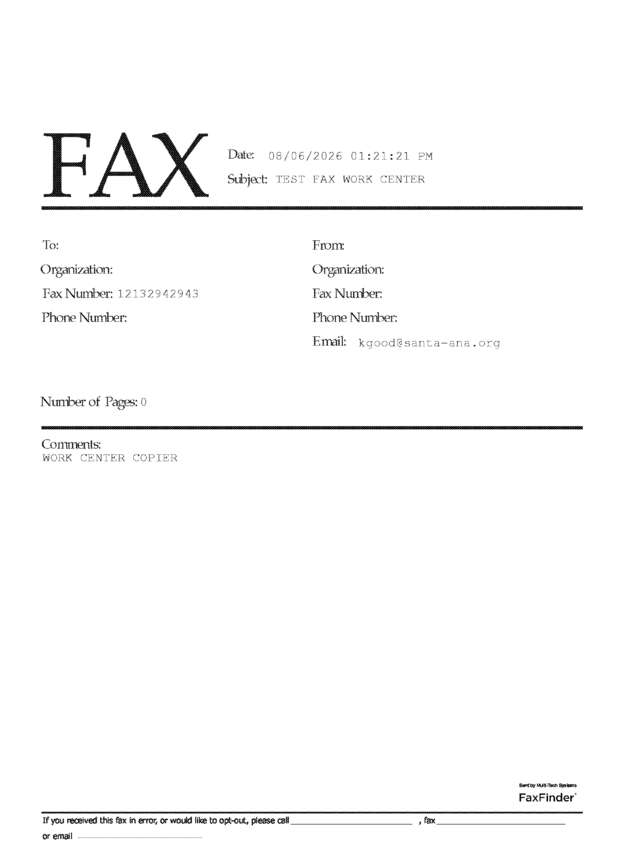 fax page
