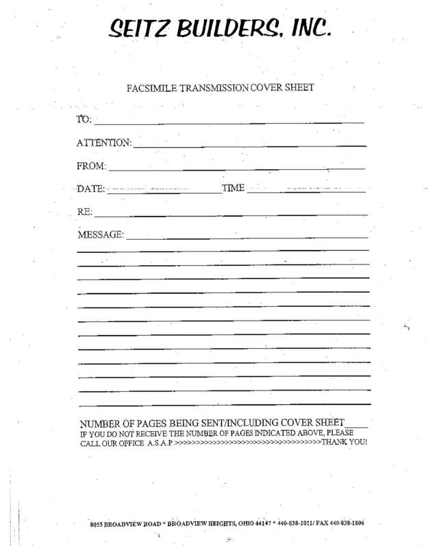 Fax page