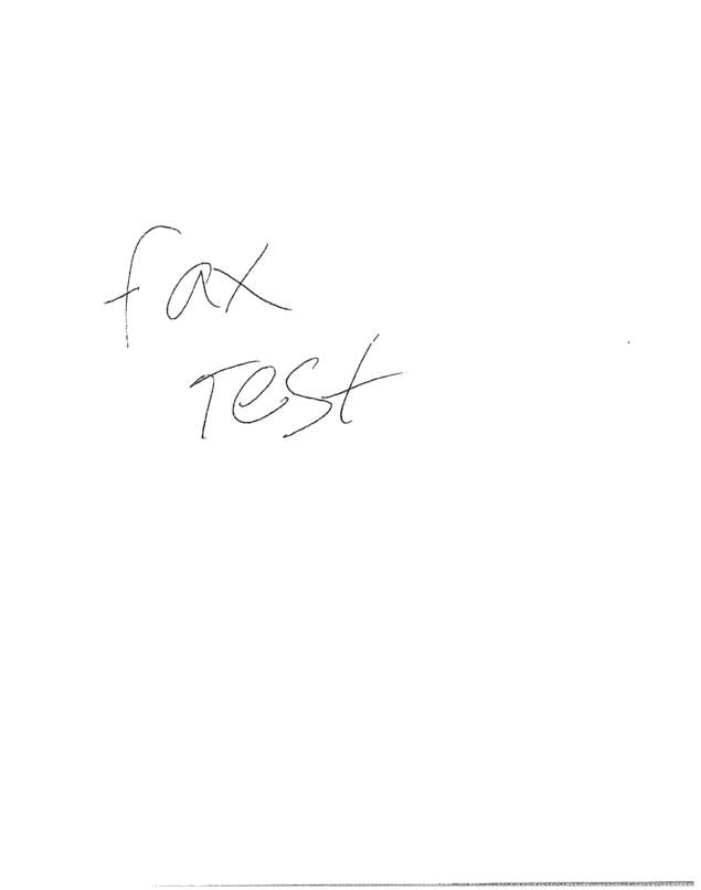 Fax page