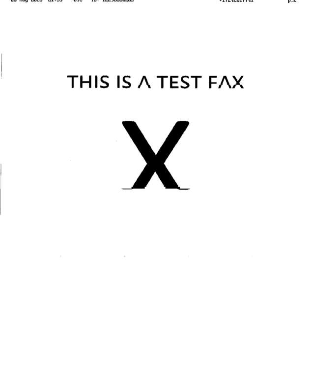 fax page