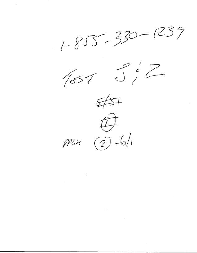 Fax page