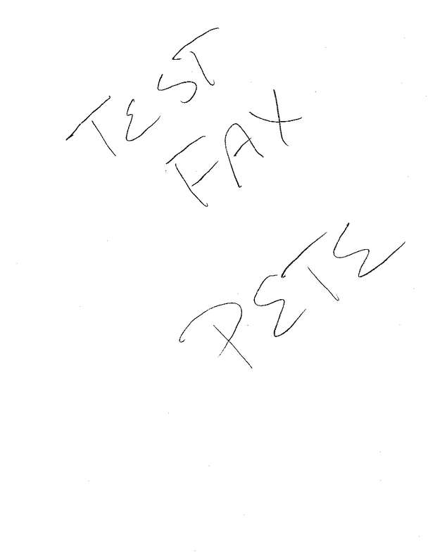 Fax page