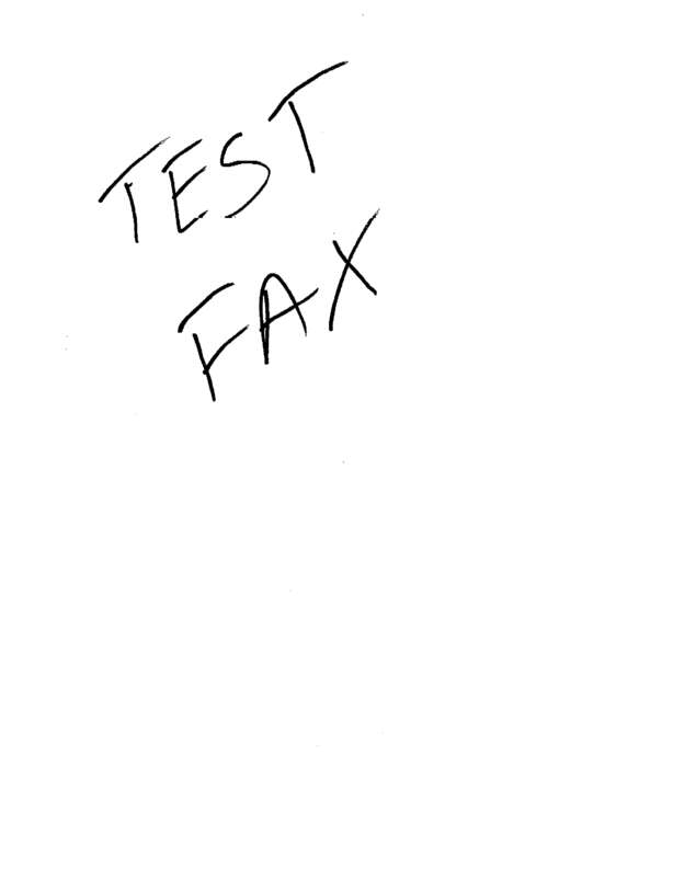 fax page