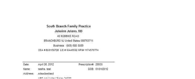 Fax page