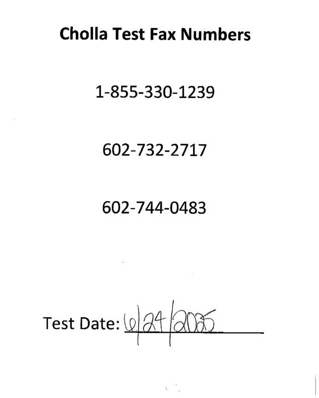 fax page