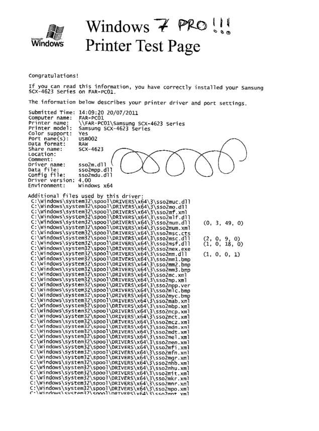 Fax page