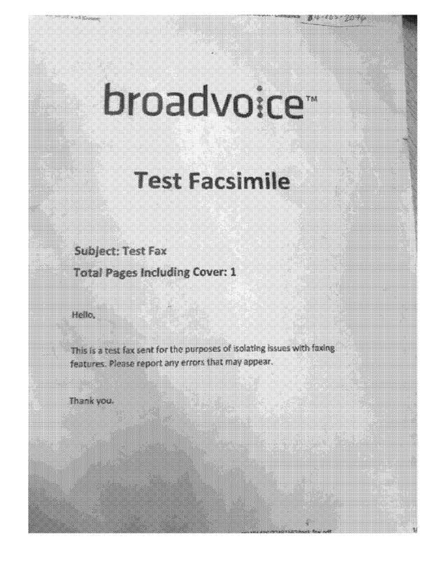 Fax page